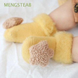 MENGSTEAB 6-18 months Floor Socks Infant Cartoon Baby Socks Keep Warm Cute Newborn Stereo Doll Soft Girls Non-Slip Sole/Multicolor