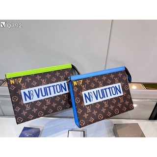 Entrega rápida ❒ LV Louis * Vuitton Bolsa De Mano/Hombre s Higiene Embrague