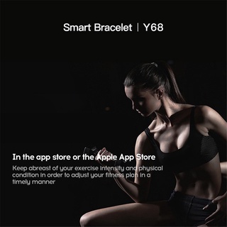 Y68s Smart Watch Fitness Tracker presión arterial Smartwatches impermeable Monitor de frecuencia cardíaca Bluetooth Smart reloj de pulsera lele (7)