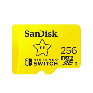 Tarjeta de memoria sandisk de alta velocidad de 256gb nintendo switch de alta velocidad para tarjeta de expansión de juegos