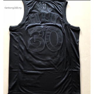 2021 new season NBA men’s Golden State Warriors #30 Stephen Curry Full density embroidery basketball jerseys jersey pure black VBo0