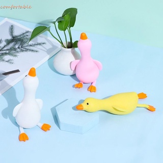 comfortable 1PC Random Fun TPR Cute Cartoon Duck Stress Relief Squeeze Ball Reliever Squish Toy Animal Antistress for Children Adult Gifts comfortable