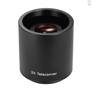 ANDOER [Nuevo]Oer 2X lente de teleconvertidor de enfoque Manual para lentes de 650-1300 mm 500 mm 420-800 mm cámara T-mount lentes