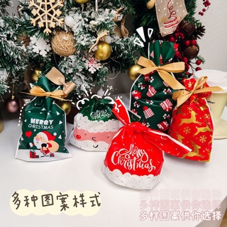 Creativo Bolsa De Navidad Vacaciones Con Cordón Ping Una Fruta Retorno Paquete De Bolsillo
