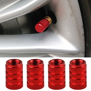managah 4 piezas de aleación de aluminio para rueda de coche, neumático, válvula de presión de aire, tapa de polvo
