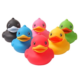 Set Of 6 Holiday Rubber Duck Ducks Duckys Duckies Kids Baby Shower Bath Toy