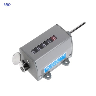 MID 75-I mecánico Resettable 5 dígitos pantalla rotatoria revolución contador 350 R/Min