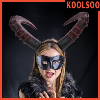 [Koolsoo] diadema de cuerno de diablo tocado cuerno de buey vestido de aro para disfraz de Halloween