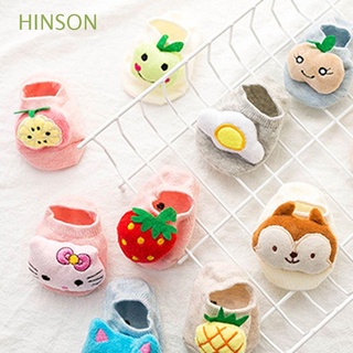 HINSON 1-3 Years old Baby Socks Infant Non-Slip Sole Newborn Floor Socks Keep Warm Fruit Children Cotton Soft Girls Cartoon