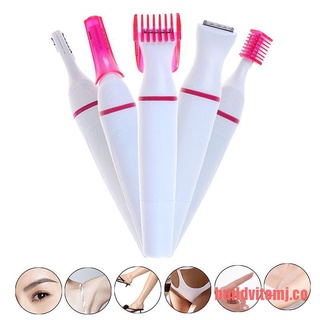 (myhot)5in1 Waterproof Trimmer Female Wet Dry Shaver Epilator Rechargeable Hair Clipper
