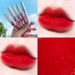 Coreano de larga duración mate terciopelo lápiz labial/hidratante RedLip brillo/antiadherente taza labios tinte labios maquillaje cosméticos (5)