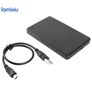 lamixiu USB 3.0/2.0 5Gbps 2.5inch SATA Cierre Externo HDD Caja De Disco Duro Para PC (2)