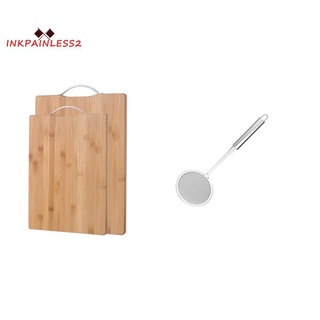 2pzs cuchara De bambú Natural para cortar con Skimmer, Swify malla Fina De cocina codor japonés olla caliente Skimmer