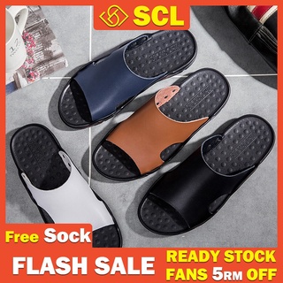 [SCL] [4 Colores] sandalias de verano para hombre, piel antideslizante, suela suave