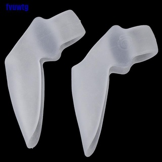 FVU 2Pcs Silicone Gel Bunion Toe Separator Corrector Hallux Valgus Foot Care Tool