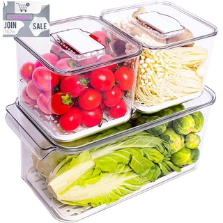 Contenedor Portátil Para refrigerador Frutas/verduras Organizador Para refrigerador