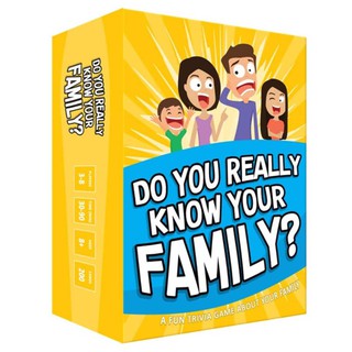 ¿realmente Conoces tu juego de cartas de fiesta familiar?
