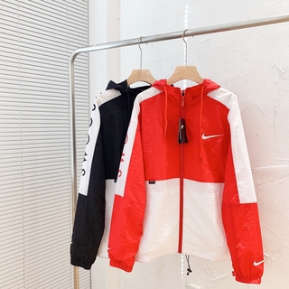 Nike Unisex ropa deportiva Swoosh tejido con capucha chaqueta