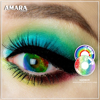 AMARA lentes de contacto de la serie arco iris de Halloween para cosplay cosméticos lentes de contacto color de ojos