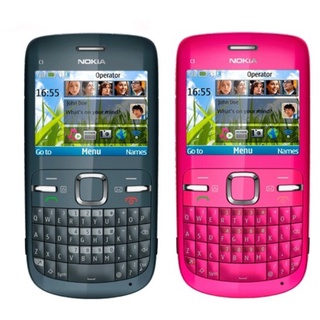 Nokia C3-00 importación WIFI 2MP teléfono móvil Bacis teclado de teléfono Whatsapp Bar teléfono móvil COD (3)