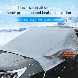 Escudo de nieve del coche cubierta del parabrisas delantero escudo solar invierno nieve escudo escarcha y protector solar
