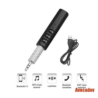 AVOCA 3.5mm Jack Audio MP3 música Bluetooth receptor coche Kit adaptador inalámbrico Ca