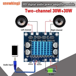 [unew] amplificador de potencia Digital estéreo de Audio estéreo TPA3110 XH-A232 30W+30W de 2.0 canales