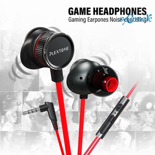(sycamore) plextone g15 3,5 mm con cable in-ear auriculares control de volumen juego auriculares con micrófono