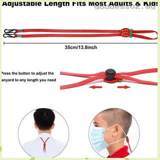 Mejor precio seguridad ajustable máscara cara cordón práctico conveniente titular cuerda Halter cuerdas