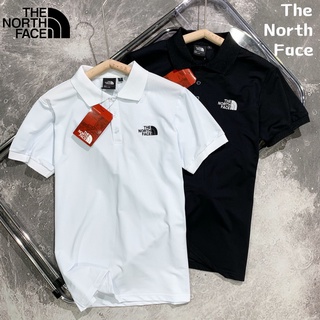 the north face moda polo de los hombres de manga corta solapa casual camiseta de media manga superior (1)