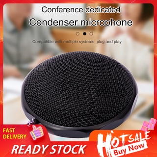 go k3 micrófono omnidireccional plug play alta definición abs portátil usb condensador de escritorio pickup para videoconferencia