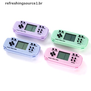 { FCC } Consola De Juegos Retro Llavero Tetris Videojuego De Mano Jugadores Juguetes refreshingsource1 . br (6)