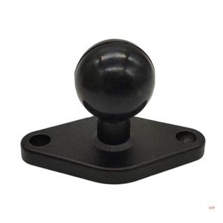 we Aluminum Motorcycle Fixing Stand Plate Rubber Ball Head for Phone GPS