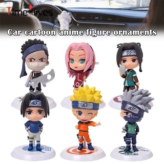 6 unids/Set Classic Figurine Naruto PVC figura de acción juguetes completo modelo regalos para niños
