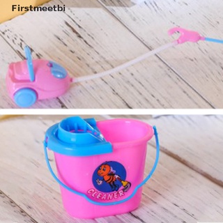 [firstmeetbi] 9 piezas mini fregona escoba juguetes herramientas de limpieza kit de casa de muñecas juguetes limpios caliente (7)