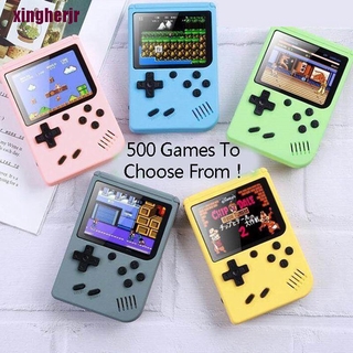 Xebr 500 en 1 Mini consola De juegos Retro De video juegos De mano 3.0 pulgadas color Lcd brillo