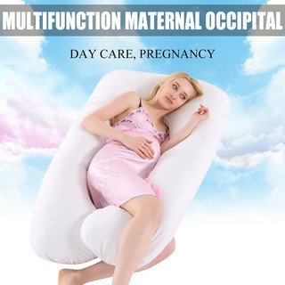 funda de algodón completa en forma de u almohada de maternidad mujeres embarazadas ropa de cama lateral