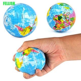 [Fellish] globo de la tierra alivio del estrés bola de espuma animosa niños World Atlas geografía mapa 436M