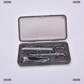 kit de herramientas de manicura pedicura profesional 4 pzs/kit de cuidado de uñas