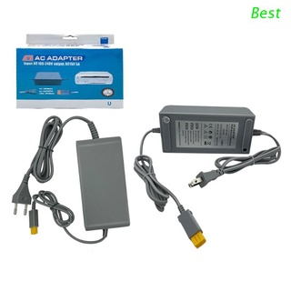 Mejor adaptador de corriente AC 100-240V fuente de alimentación Gamepad Cable cargador para Wii U - enchufe ue/US