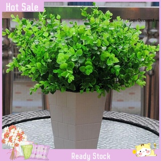 [disponible en inventario] atf - 1 pieza de hojas de eucalipto de plástico artificial verde para decoración del hogar y jardín