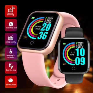 y68/d20/gm20/reloj inteligente fitness y68 a prueba de agua con rastreador de ritmo cardíaco para ios/android