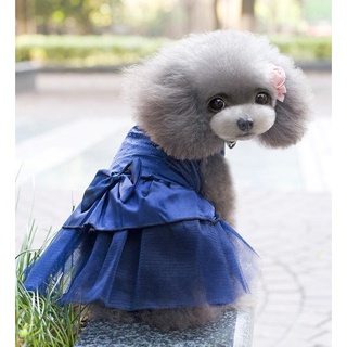 mascota perro cachorro tutú princesa vestido de rayas arco encaje falda ropa mascota ropa kawaii camisa lindo