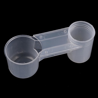 [jinkeqcool] 1 taza de plástico para bebedores de pájaros para mascotas, botella de agua, taza para paloma de pollo caliente