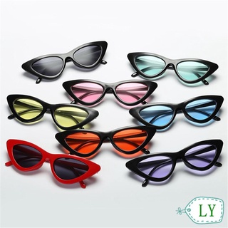 Ly lentes de sol triangulares pequeños para mujer/lentes de sol Retro Sexy para mujer/lentes UV400 Vintage