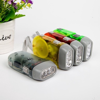 FISHSTICK linterna ajustable nueva antorcha de prensado de mano antorchas generador de mano alimentado por dinamo LED/Multicolor