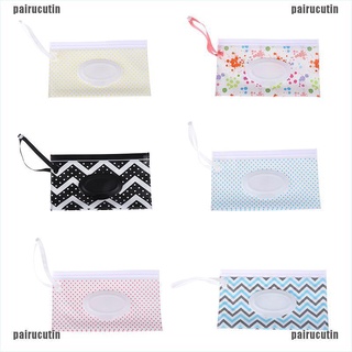 (hot#)Clutch and Clean Wipes Carrying Case Eco-friendly Wet Wipes Bag Cosmetic Pouch