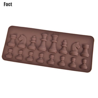 [Interfunfact] 1 pza moldes de silicona para Chocolate de ajedrez/decoración de pasteles/utensilios de cocina [caliente] (6)