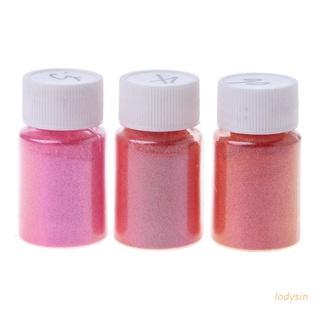 lody 3 colores mágico resina pigmento arco iris perla polvo epoxi molde purpurina colorante