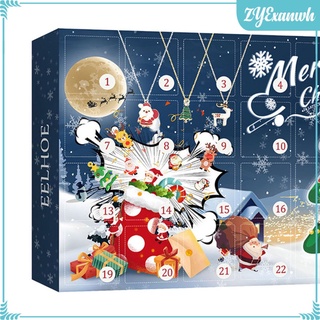 calendario de adviento 24 piezas adornos colgantes de navidad decoraciones regalo (7)